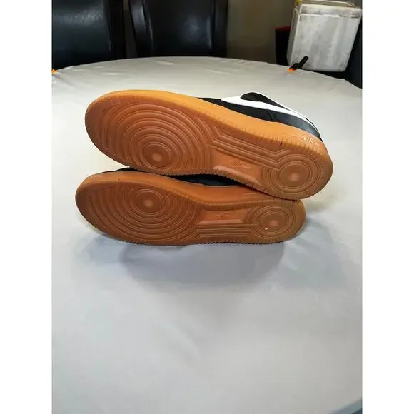 Nike Air Force 1 Low Men's Size 16 Black and White Pre-Owned - Picture 4 of 6